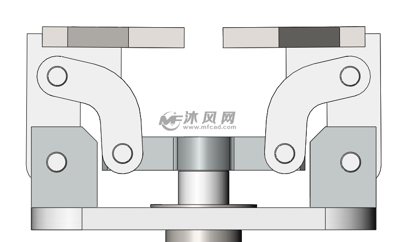 气动自定心抱紧夹具