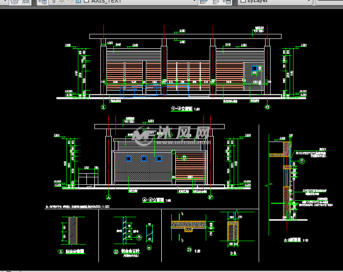 公厕/公共厕所建筑施工图