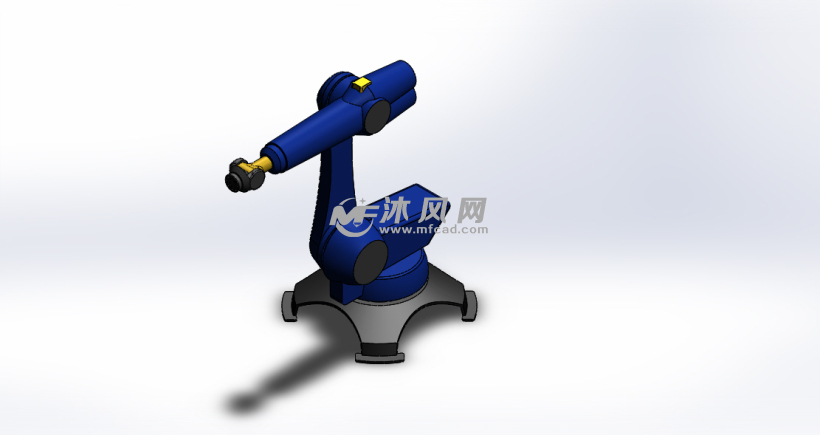 小型机械手 - solidworks底座支架类模型下载