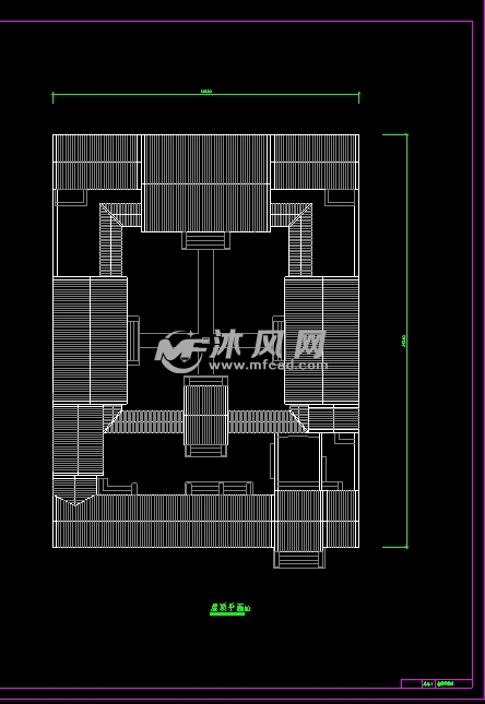 屋顶平面图