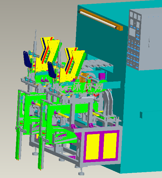 全自动转子漆包线自动滴漆机 - proe机械设备模