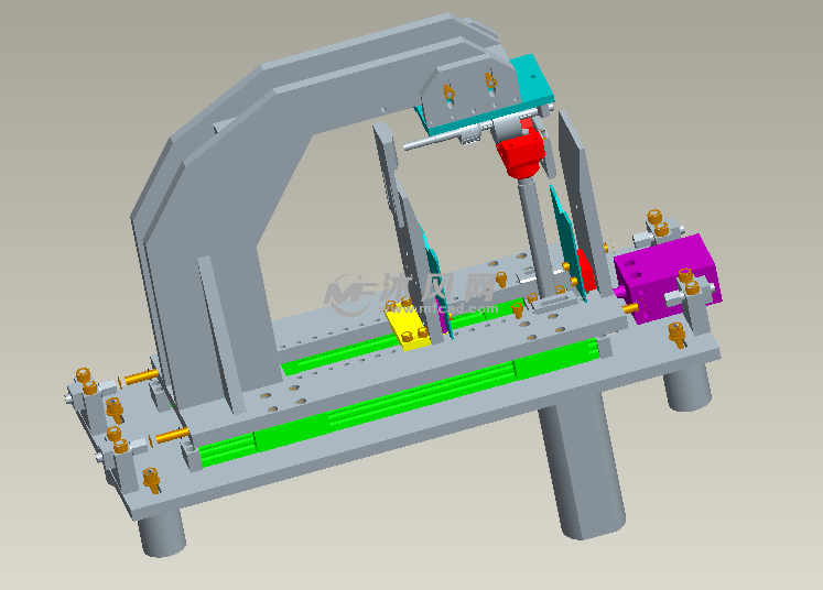 全自动转子漆包线自动滴漆机 - proe机械设备模