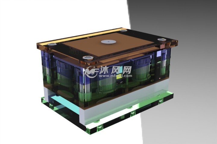 旋转塑料瓶盖全套生产模型 - solidworks机械设