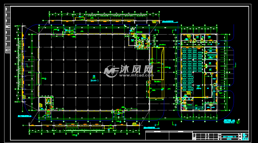 某钢筋混凝土工业厂房建筑结构全套施工图