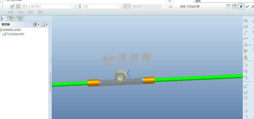 汽车转向系统proe