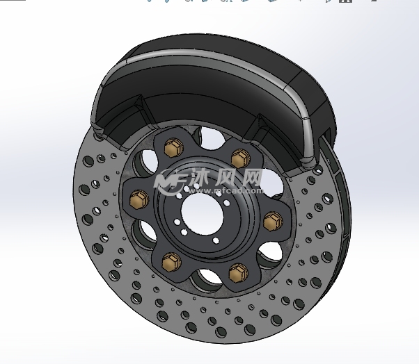 汽车盘式制动器设计模型