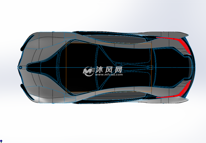 BMW宝马I8跑车曲面设计模型高清图片