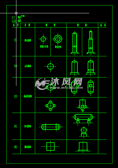 阀门管道图集 - AutoCAD普通工程机械图纸