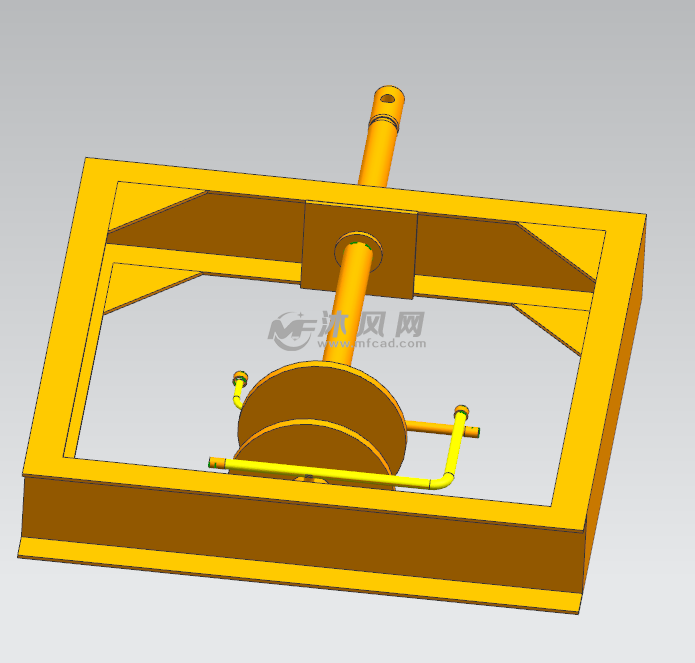 阀门试验装置 - solidworks底座支架类模型下载