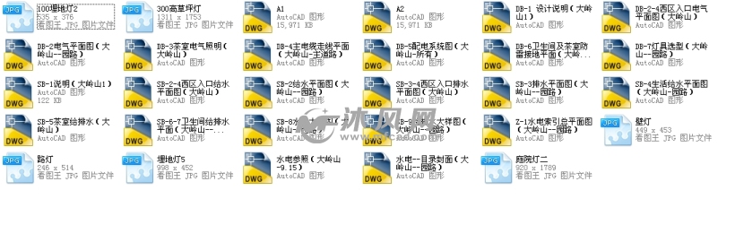 景观湿地机长生态公园规划设计施工图钻图纸山地cad螺旋图片