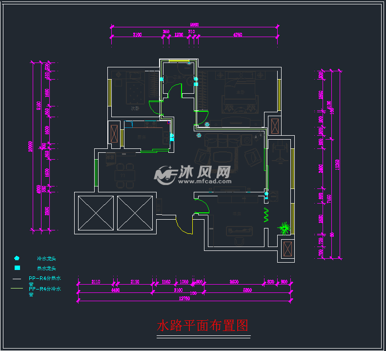 水路平面布置图
