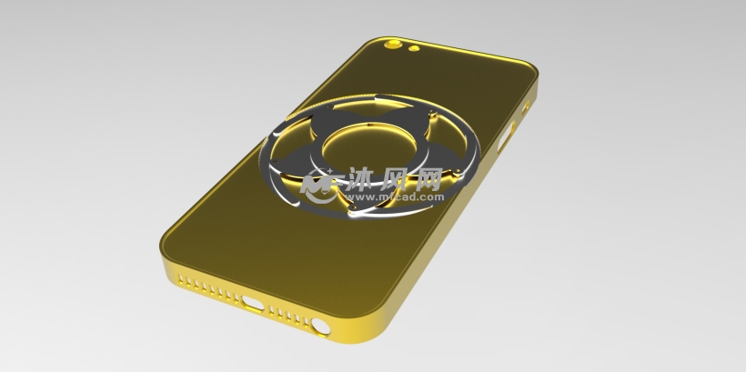 机械光圈样式的iPhone5手机壳设计模型 - solid