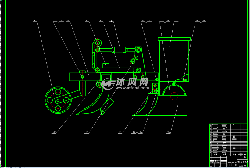 精密播种机设计(cad图纸)