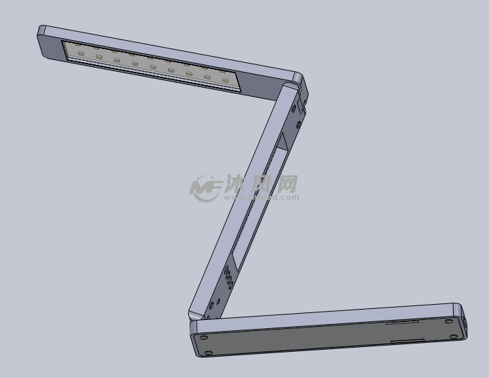 solidworks折叠台灯模型 - solidworks生活用品