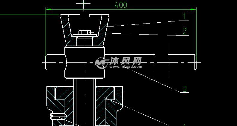 简单千斤顶装配图 autocad普通工程机械图纸 沐风图纸