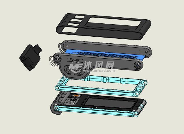 手持式相机扫描仪模型 - solidworks数码产品类