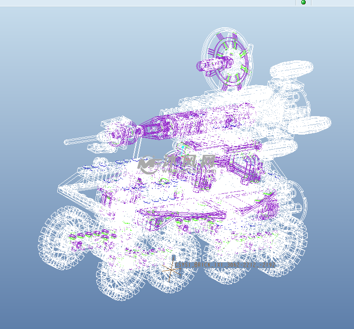 乐高玩具拼图之移动火箭运输车设计模型 - Pro