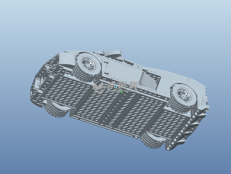 高玩具拼图之兰博基尼跑车设计模型 - ProE玩