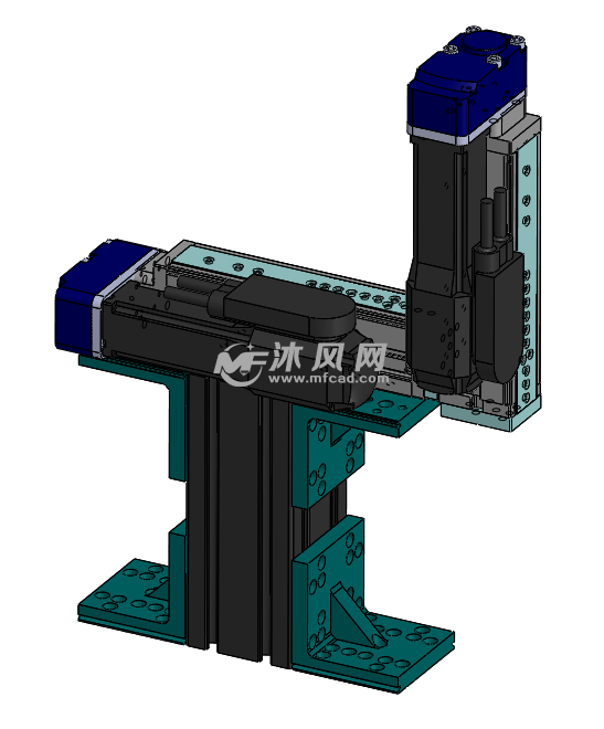 XY坐标机器人全套模型 - solidworks机械设备模