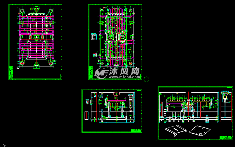 模具工程图尺寸全