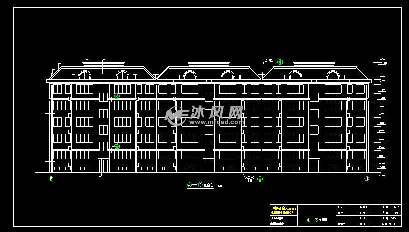 某五层住宅楼(不含阁楼))建筑施工图