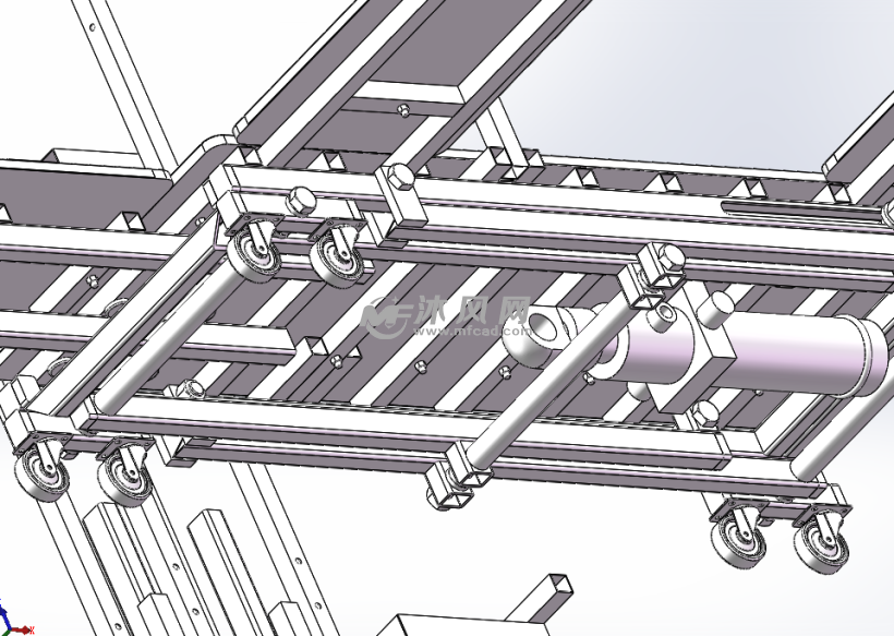 动物外科手术移动小车