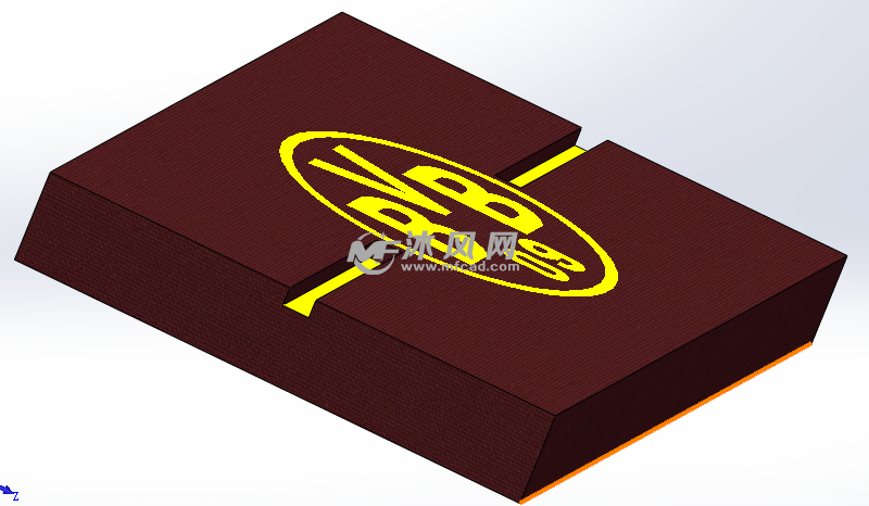 多特蒙德足球队队徽 - solidworks电脑周边类模