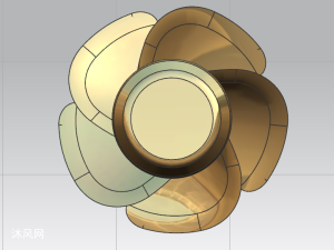 电风扇叶片模型 UG建模 - UG生活用品类模型下