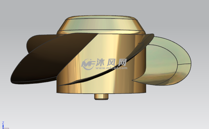 电风扇叶片模型 UG建模 - UG生活用品类模型下