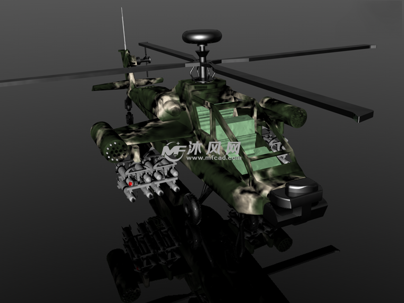 玩具直升飞机模型设计图纸 - ProE玩具公仔类