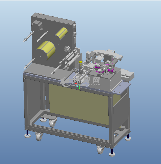小型的包装机设计模型 - solidworks机械设备模