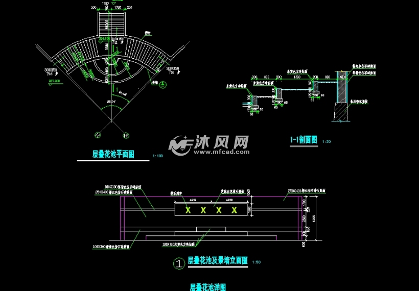 35种类花池花坛施工图集