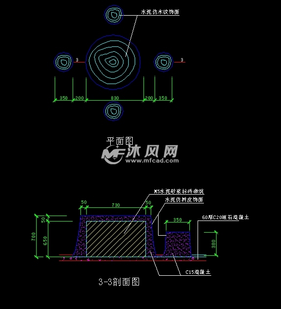 70多种园林围树坐凳方案