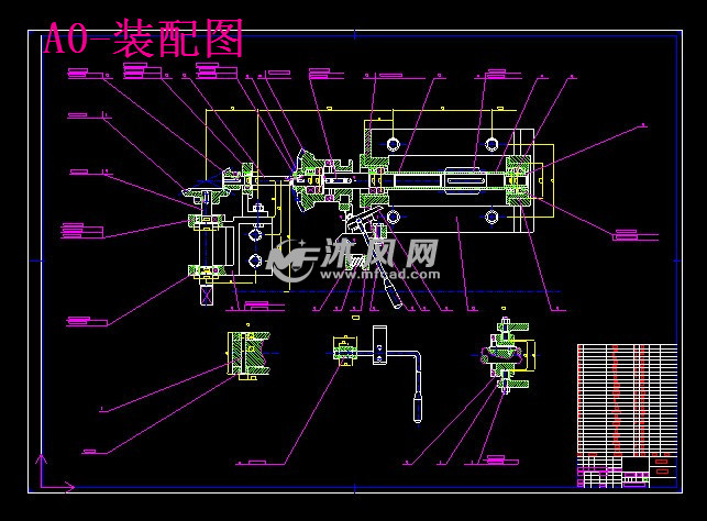 倍捻机传动机构设计(锦纶纤维的加捻)