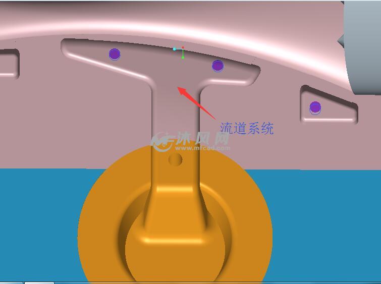 proe压铸模具设计整套3d图档侧抽芯行位斜导柱结构