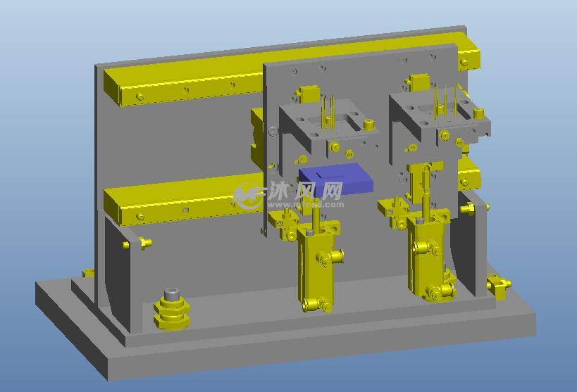 PCB板 特性检测机构 - proe机械设备模型