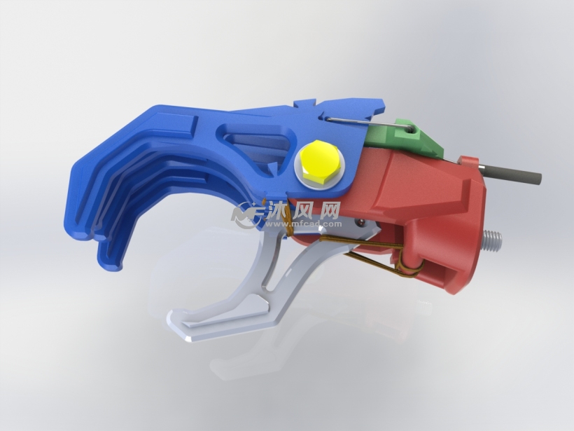 贪婪灵活的机械爪设计模型 - solidworks机械设