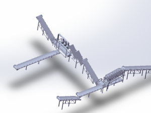 垃圾分拣设备模型 - solidworks机械设备模型下