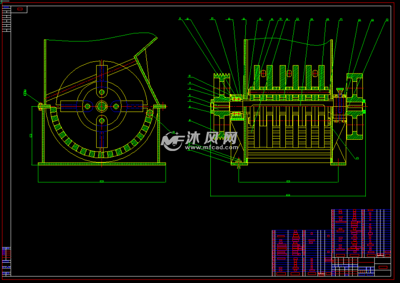 锤式破碎机设计(优秀含全套CAD图)