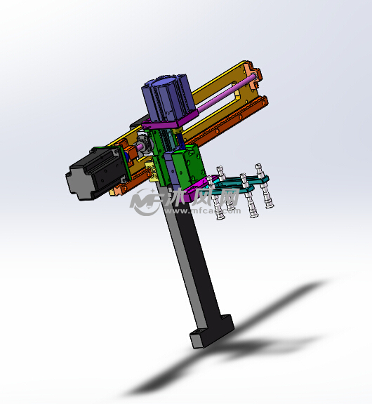 全自动手机壳打磨抛光机 - solidworks机械设备