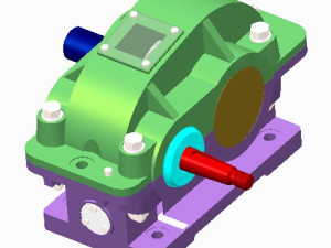 一级圆柱齿轮减速器(2016年6月最新绘制,全套