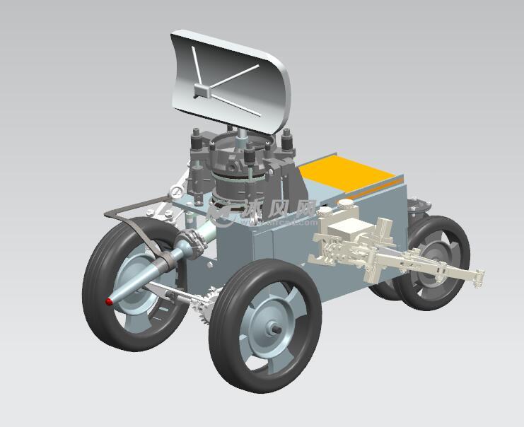 电子垃圾清扫机器人(内带运动仿真) - UG机械设