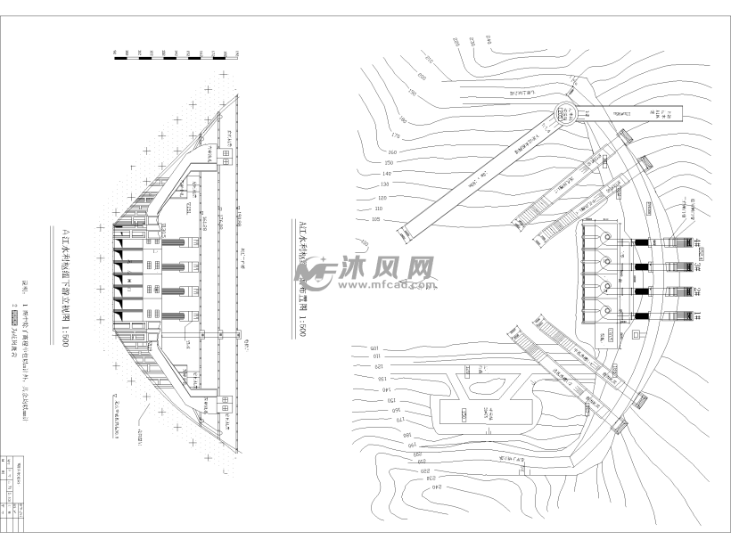 某江水利枢纽—薄双曲拱坝设计