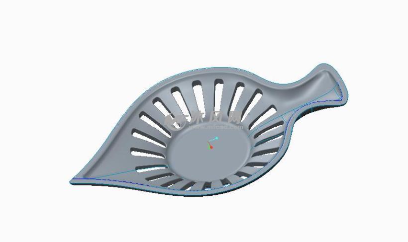 叶子水果盘 - ProE生活用品类模型下载