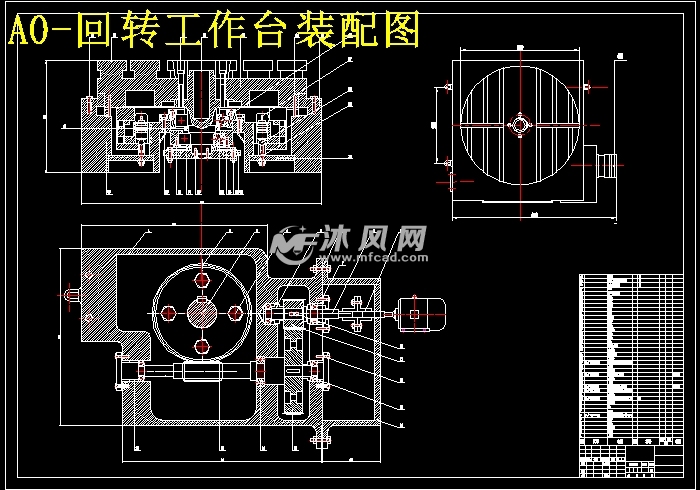 回转工作台的设计