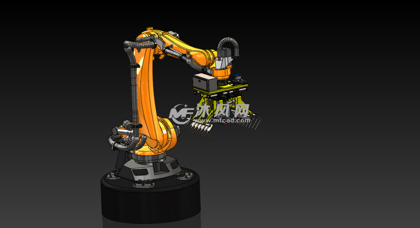 工业机器人码垛专用手爪 - solidworks机械设备