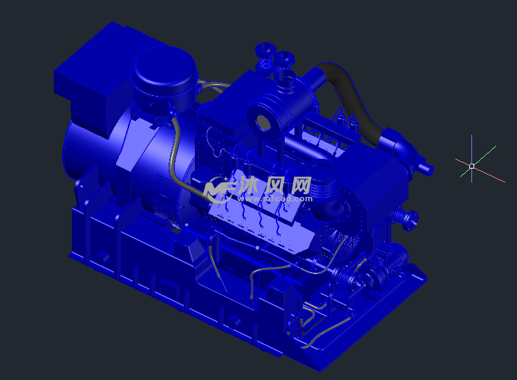 400KW燃气发动机 工业气体发动机 燃气轮机