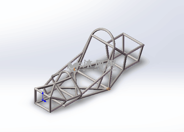 方程式赛车车架模型