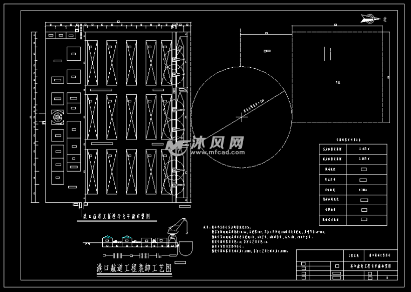 港口航道工程设计总平面图