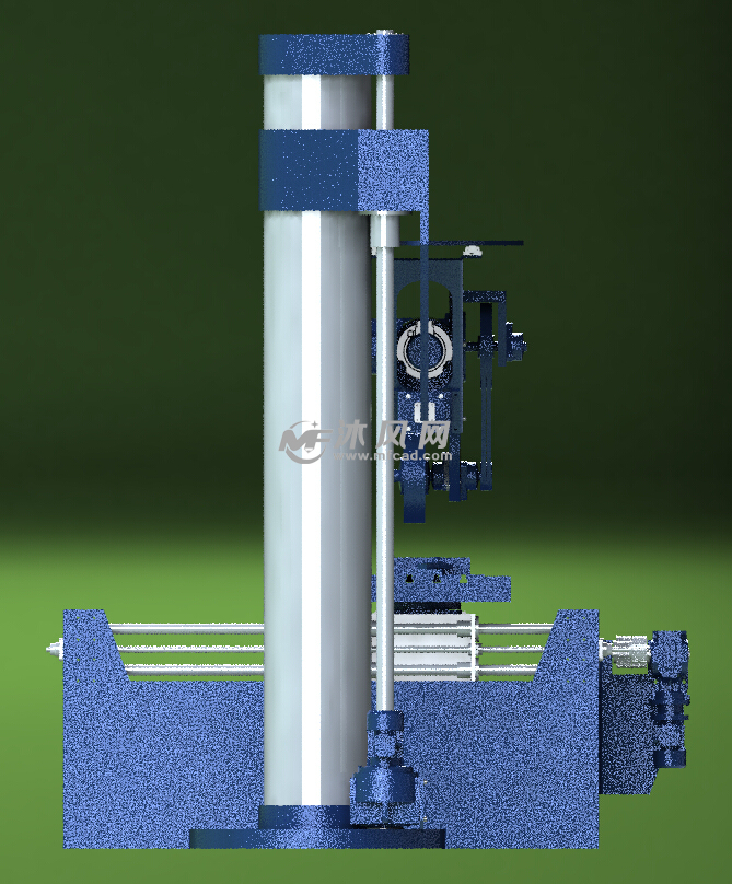 (自动平面磨床)研磨机设计图纸 - solidworks机